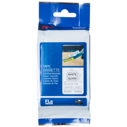 Brother FLe-2511 fehér alapon fekete eredeti feliratozó szalag