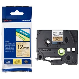 Brother TZE-PR831 arany alapon fekete eredeti feliratozó szalag (12mm x 8m)