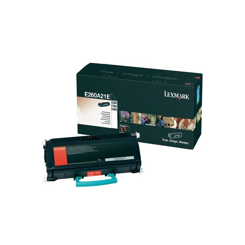 Lexmark E26x/36x/460 fekete eredeti toner