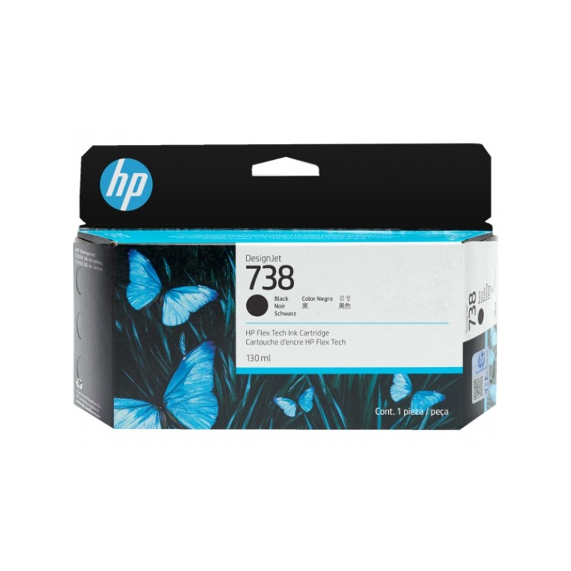 HP 498N4A No.738 fekete eredeti tintapatron