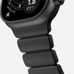 Nomad Stratos Band FKM for AW 45/46/49mm Titanium Black
