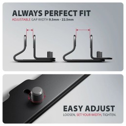 AXAGON STND-VB vertical stand for laptops and tablets Black