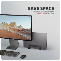 AXAGON STND-VB vertical stand for laptops and tablets Black