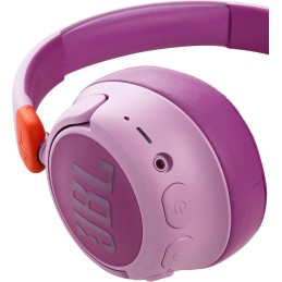 JBL JR460NC Wireless/Wired Bluetooth Headset for Kids Pink