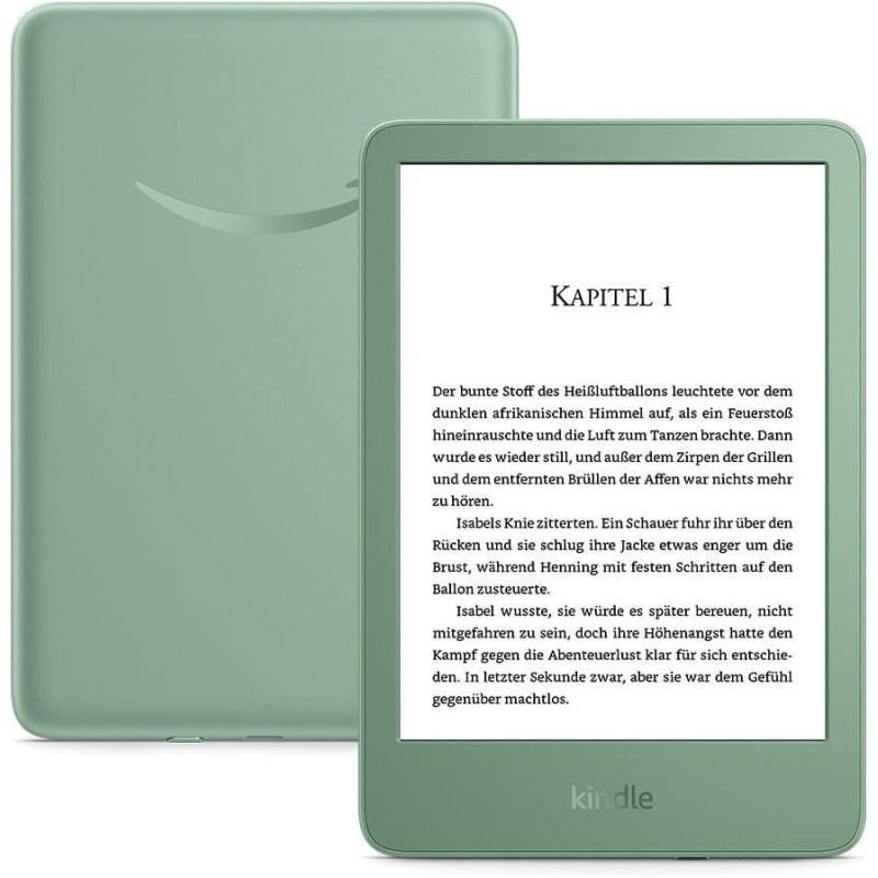 Amazon Kindle (2024) 6" E-book olvasó 16GB Matcha Green (Reklámos verzió)