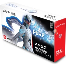 Sapphire Radeon RX9070 XT 16GB DDR6 Pure White