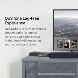 TP-Link LS1016G 16-Port Gigabit Desktop/Rackmount Switch