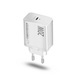 Esperanza EZC104K Quick Power Charger 20W USB-C PD White