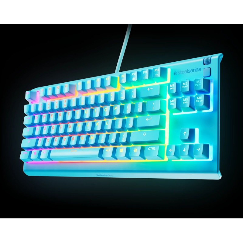 Steelseries Apex 3 TKL Gaming Keyboard Aqua UK