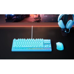 Steelseries Apex 3 TKL Gaming Keyboard Aqua UK