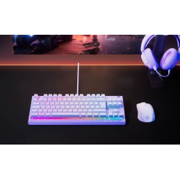 Steelseries Apex 3 TKL Gaming Keyboard Lavender UK