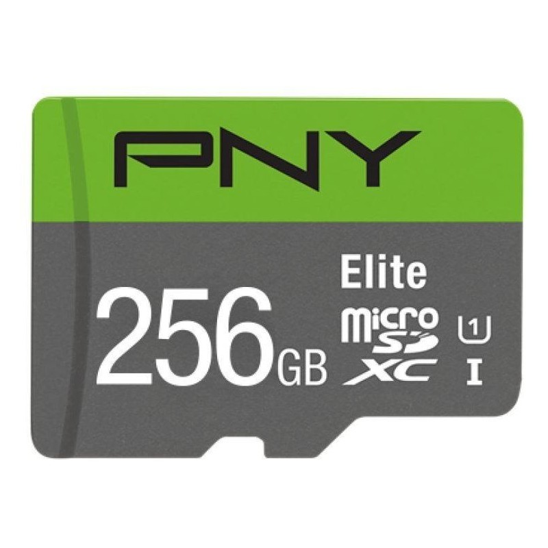 PNY 256GB microSDXC Elite Class 10 UHS-I V10 A1 + adapterrel