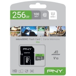 PNY 256GB microSDXC Elite Class 10 UHS-I V10 A1 + adapterrel