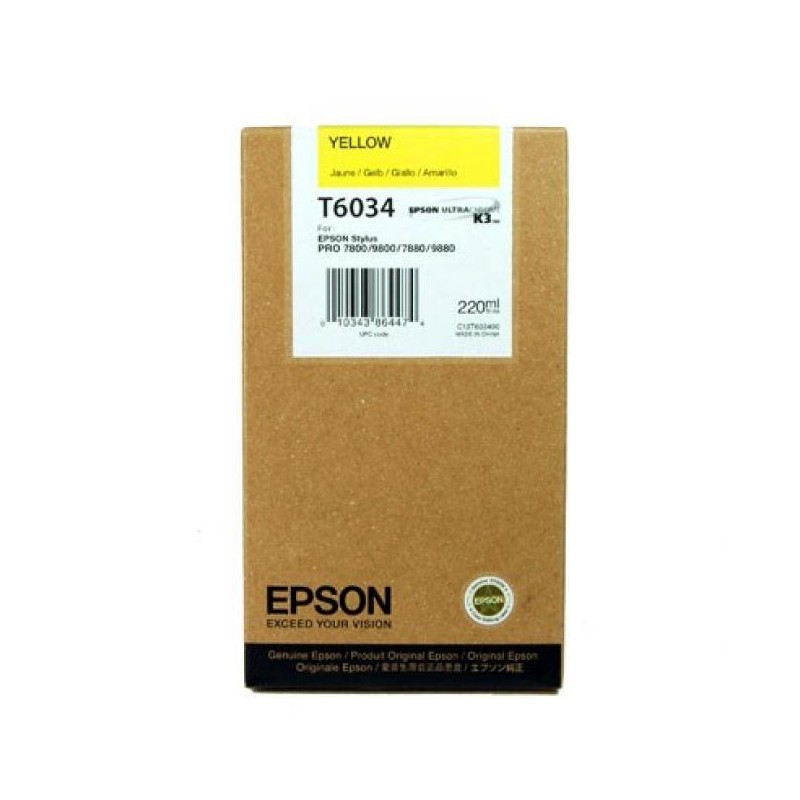 Epson T6034 sárga eredeti tintapatron