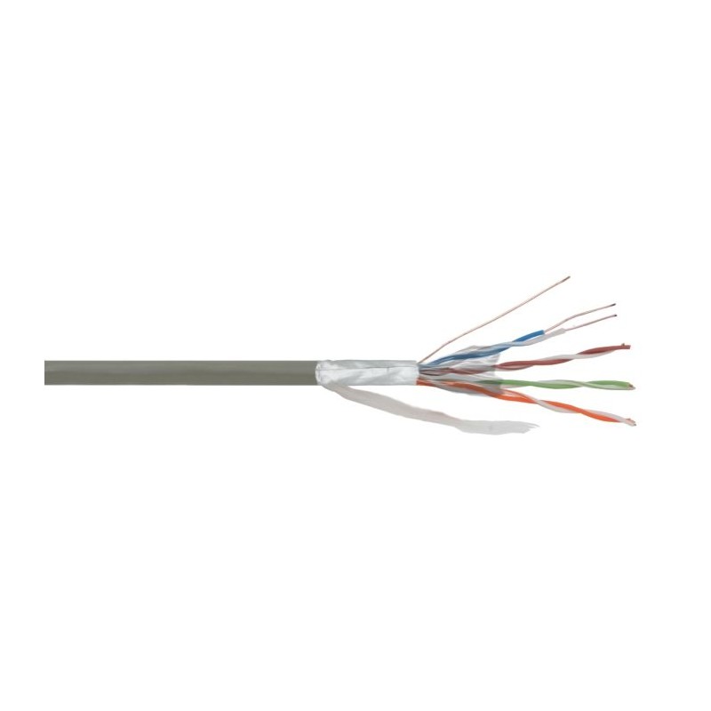 Delight CAT5e U-FTP Installation cable 305m Grey