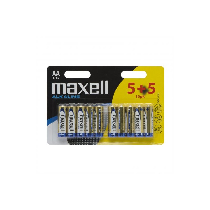 Maxell AA Alkáli Elem 5+5db/csomag
