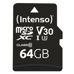 Intenso 64GB microSDXC Professional Class 10 U3 V30 + adapterrel