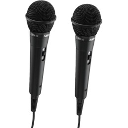 Hama Karaoke Microphone Set Black