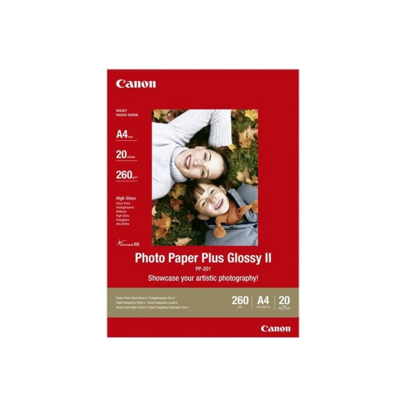 Canon PP-201 fényes eredeti fotópapír (A/4, 20 lap, 265g, 2311B019)