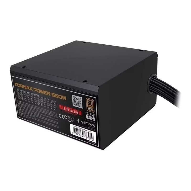 Gembird 650W 80+ Bronze CCC-PSUBRONZE-650W OEM