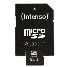 Intenso 8GB microSD Class 10 adapterrel