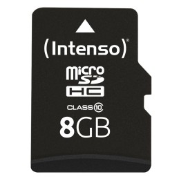 Intenso 8GB microSD Class 10 adapterrel
