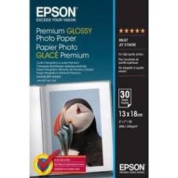 Epson S042154 prémium fényes eredeti fotópapír (10x18, 30 lap, 255g)