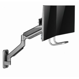 Gembird MA-WA2-02 Adjustable wall 2-display mounting arm, 17”-32” Black