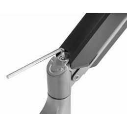 Gembird MA-WA3-01 Wall mounted adjustable monitor arm for 3 monitors 17"-27" Black