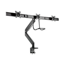 Gembird MA-DA3-03 Desk mounted adjustable monitor arm for 3 monitors 17"-27" Black