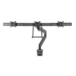 Gembird MA-DA3-03 Desk mounted adjustable monitor arm for 3 monitors 17"-27" Black