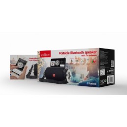 Gembird Portable Bluetooth Speaker With Antenna Black