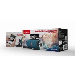 Gembird Portable Bluetooth Speaker With Antenna Green