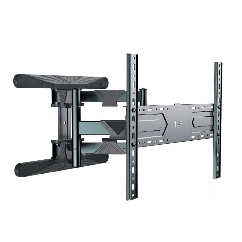 Gembird WM-80ST-01 Full-motion TV wall mount 40”-80” Black