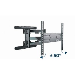 Gembird WM-80ST-01 Full-motion TV wall mount 40”-80” Black