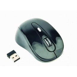 Gembird MUSW-6B-01 wireless optical mouse Black