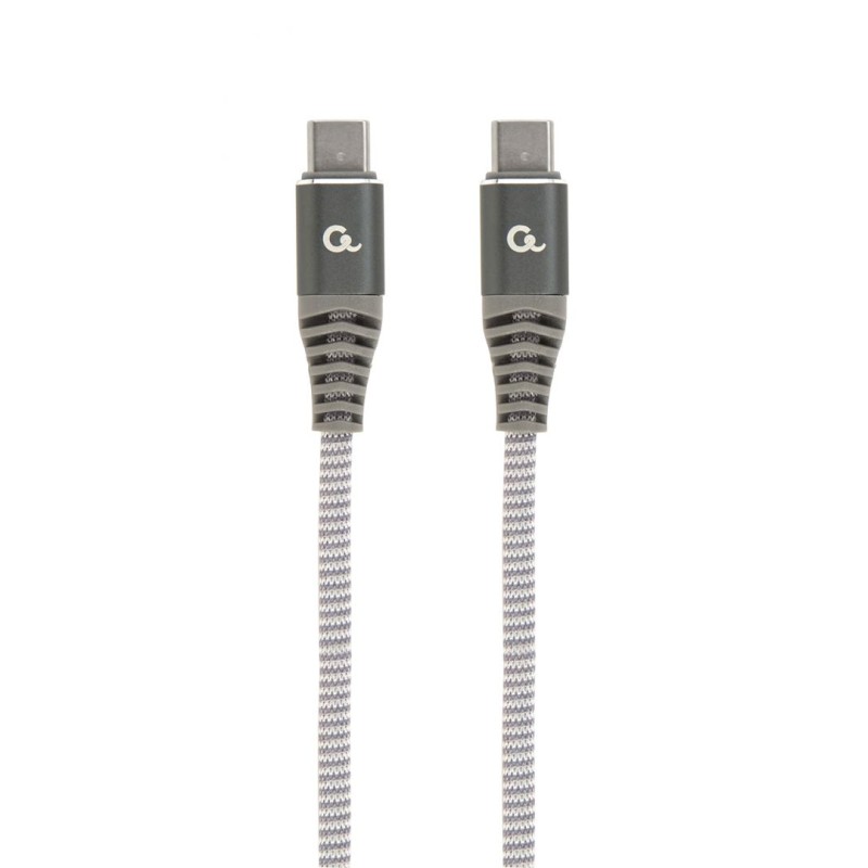Gembird CC-USB2B-CMCM60-1.5M 60W Type-C Power Delivery (PD) Premium Charging & Data cable 1,5m Grey