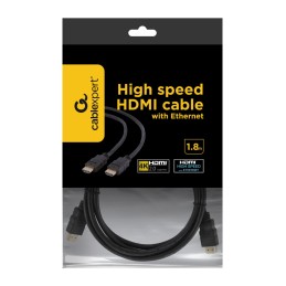 Gembird HDMI - HDMI 2.0 1,8m cable Black/Red