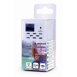 Gembird WNP-RP300-03 Wi-Fi repeater 300 Mbps Range Extender White