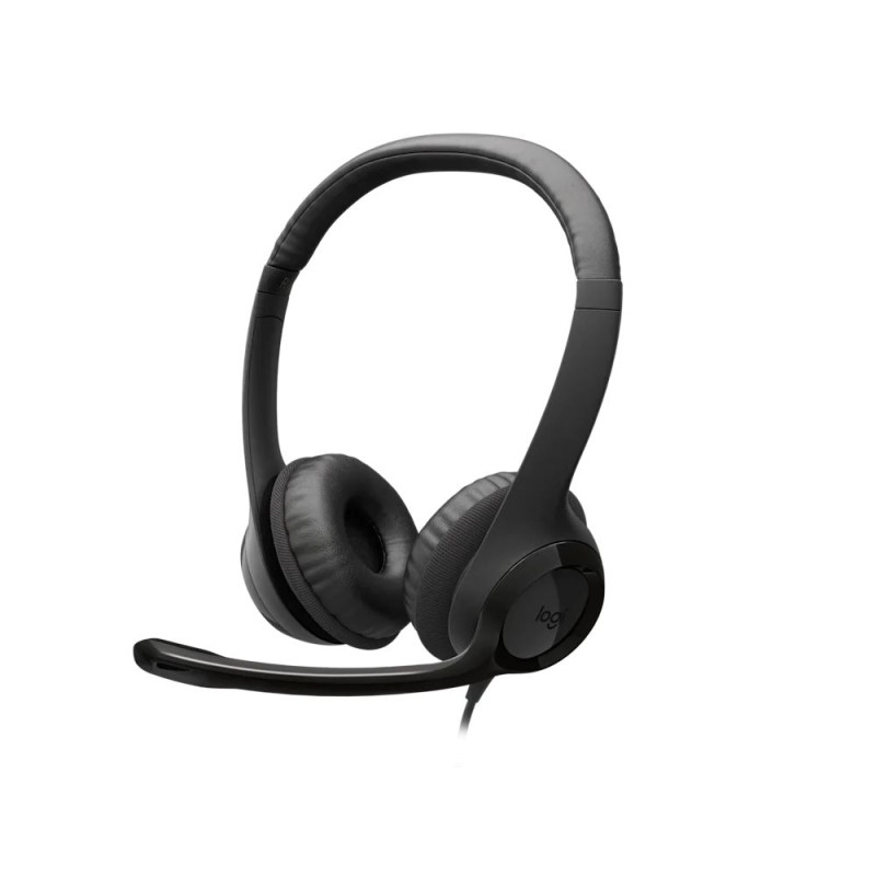Logitech H390 USB-C Stereo Headset Black
