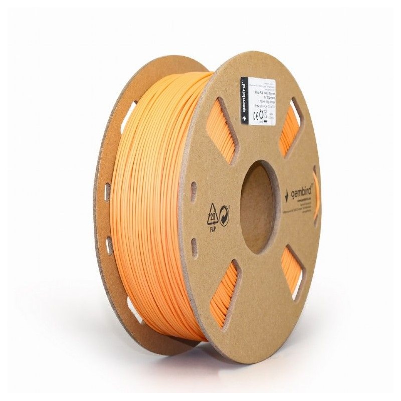 Gembird 3DP-PLA-01-MTO matte PLA Orange 1,75mm 1kg