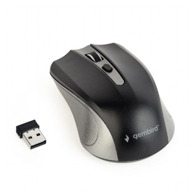 Gembird MUSW-4B-04-GB Wireless optical mouse Space Grey/Black