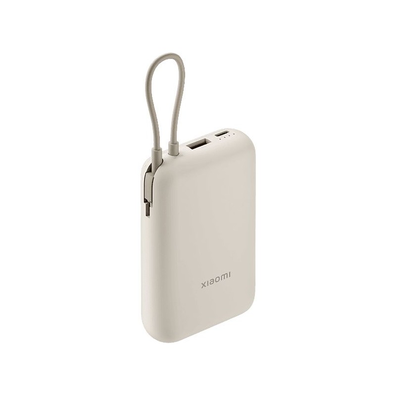 Xiaomi 10000mAh PowerBank (Integrated Cable) Tan