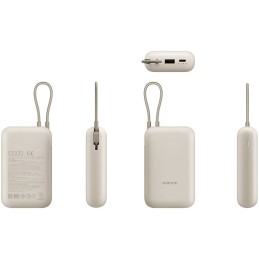 Xiaomi 10000mAh PowerBank (Integrated Cable) Tan