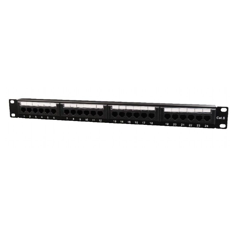 Gembird 24-port Patch Panel 1U Black