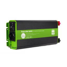 Gembird Energenie 12V Pure sine Wave Car DC-AC Power Inverter 1000W