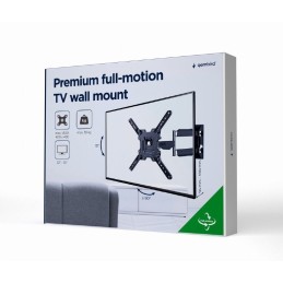 Gembird WM-55ST-01 Premium full-motion TV wall mount 32”-55” Black