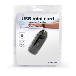 Gembird FD2-SD-1 USB mini Card Reader Transparent