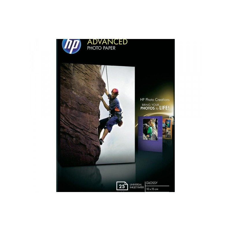 HP Q8691A fényes eredeti fotópapír (10x15cm, 25 lap, 250g)