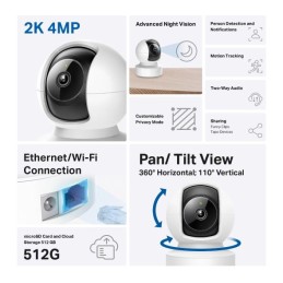 TP-Link Tapo C222 Pan/Tilt AI Home Security Wi-Fi Camera